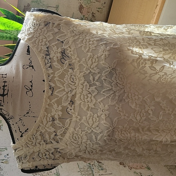 Plus Size All Lace Tank Dress - Picture 2 of 6